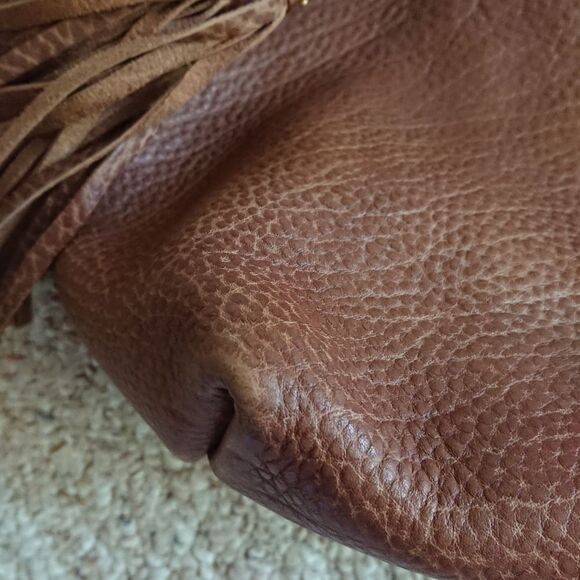 Gucci brown Pebbled Leather Bamboo Tassel tote bag - Picture 16 of 16